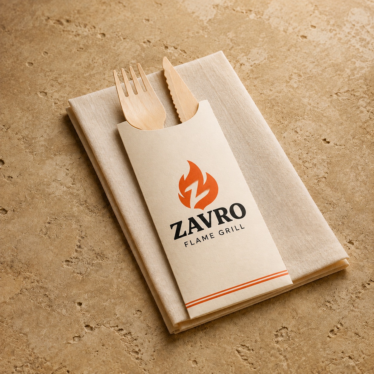 Illustration of Zavro Cutlery Pack