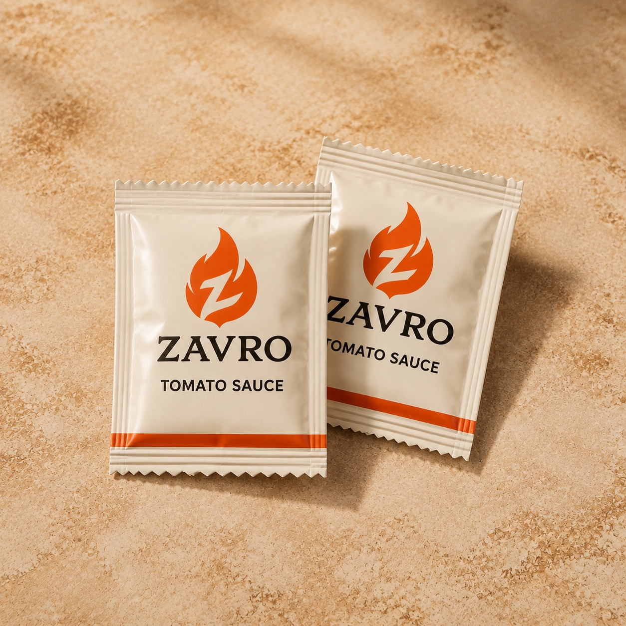 Illustration of Zavro Tomato Sauce Sachets